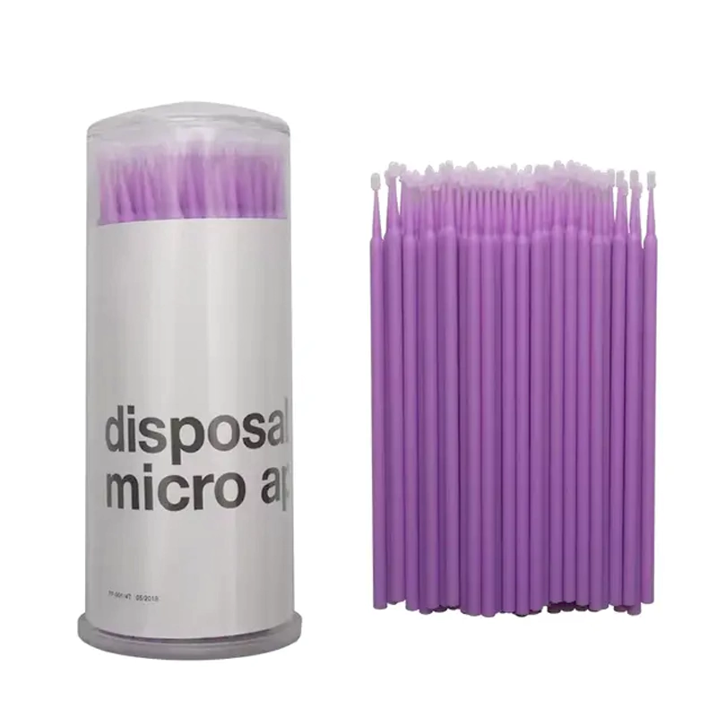 Mikrobürstchen für Lash & Brow Artists (100 Stk.) — Fusselfreie Einweg Microbrush Applicators für Wimpernverlängerung & Augenbrauen – Bild 3